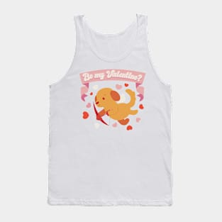 Lovely Valentine's day Cupid dog Tank Top